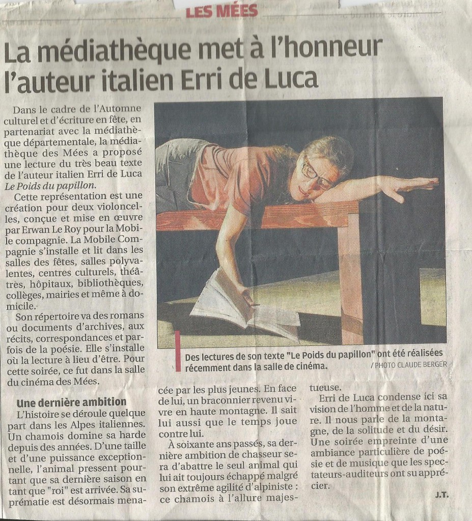 Le Poids du Papillon