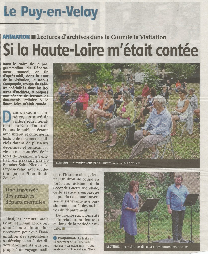 Si la Haute-Loire m'était contée...