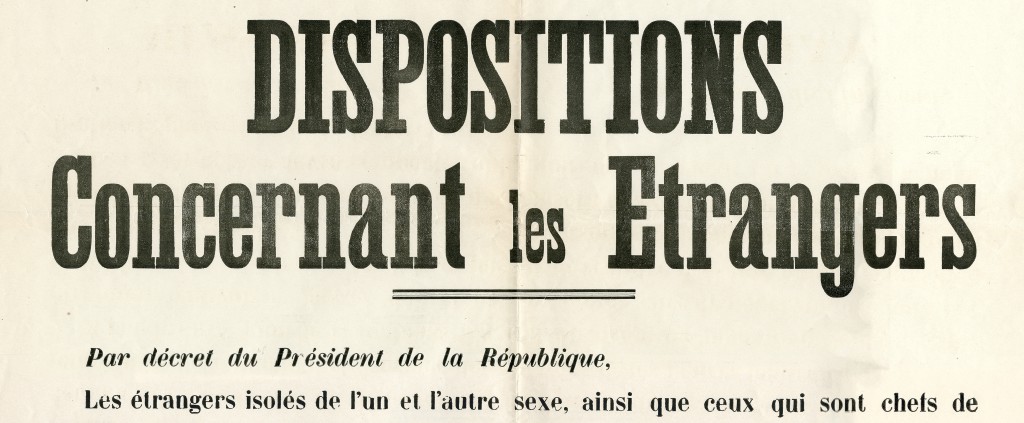 1914 disposition concernant étrangers - Copie